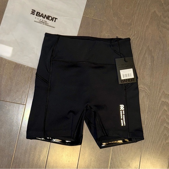 NWT Bandit Running stamina high waist shorts 5” black - Picture 2 of 6